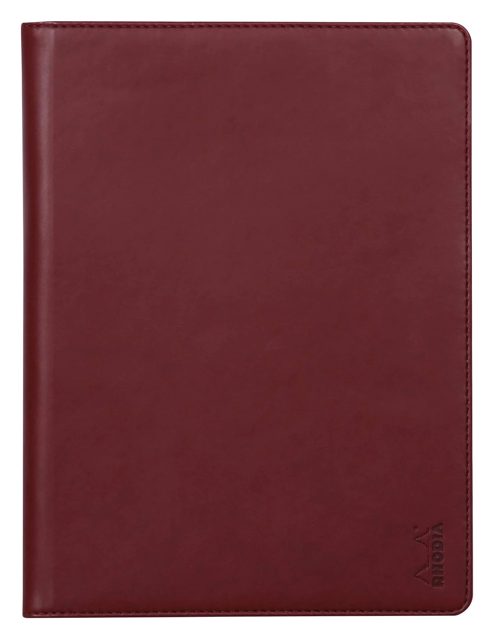 RHODIA 216008C - Portablocco e portadocumenti N°16 Vinaccia - per Bloc-Notes e taccuini in Formato A5 17,5 x 23,5 cm (14,8x21 cm) - Simil Cuoio Italiano Premium