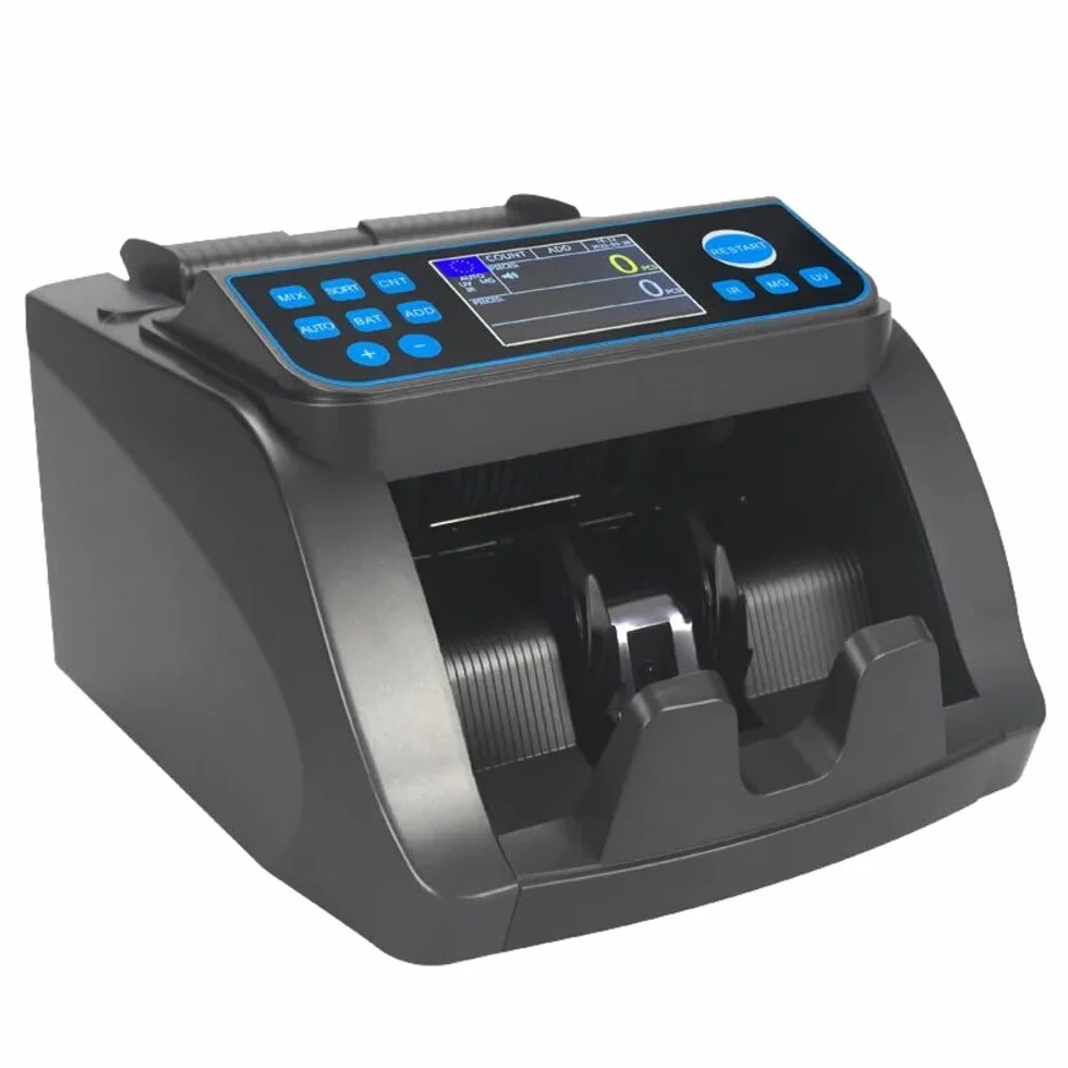 A.M.C. Conta Banconote Professionale rileva banconote false doppio Display rileva contraffazione 5300 Contatore Misto