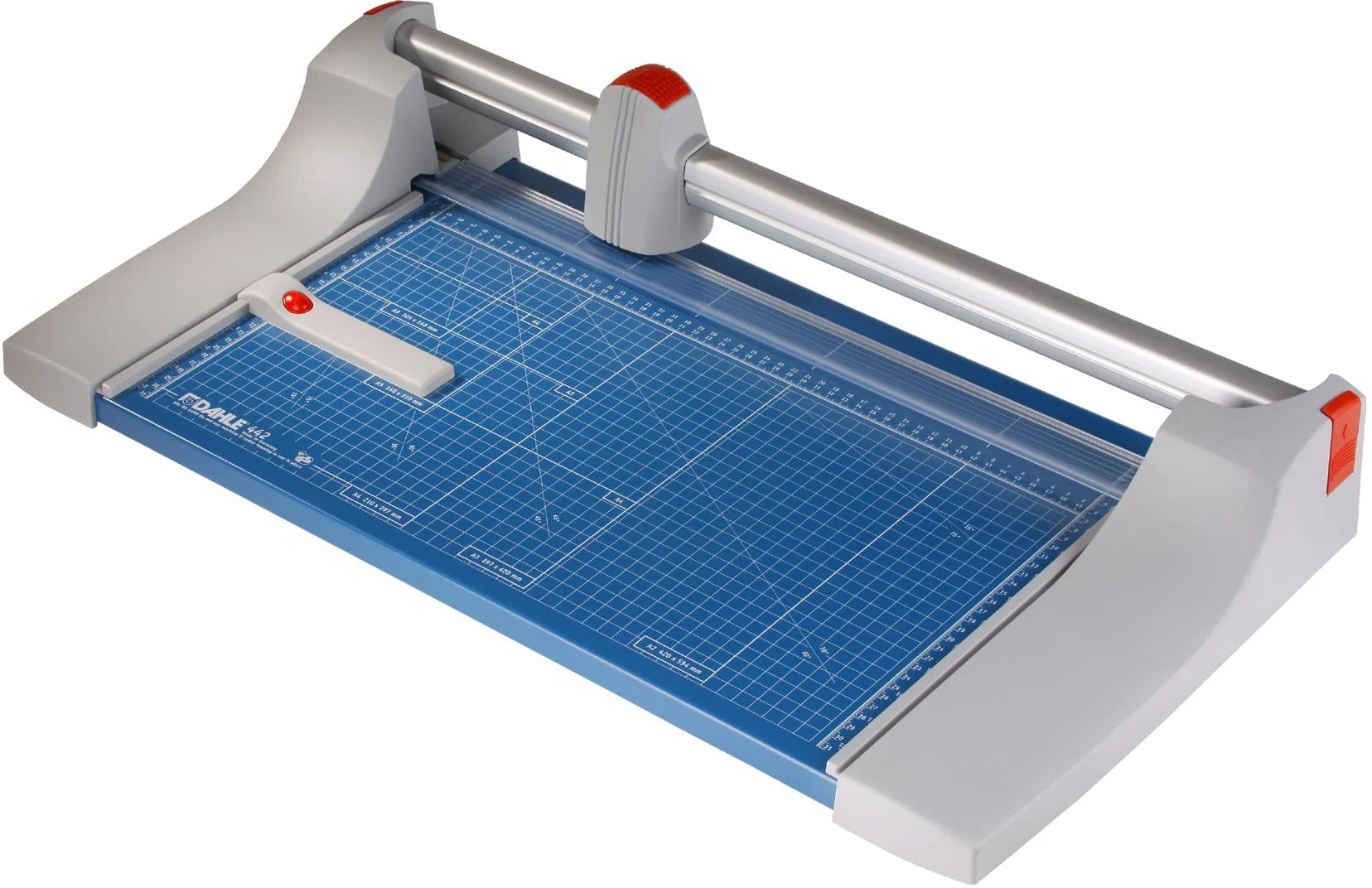 Dahle R000442 Taglierina a Rullo Professionale, A3, 510 mm, Blu