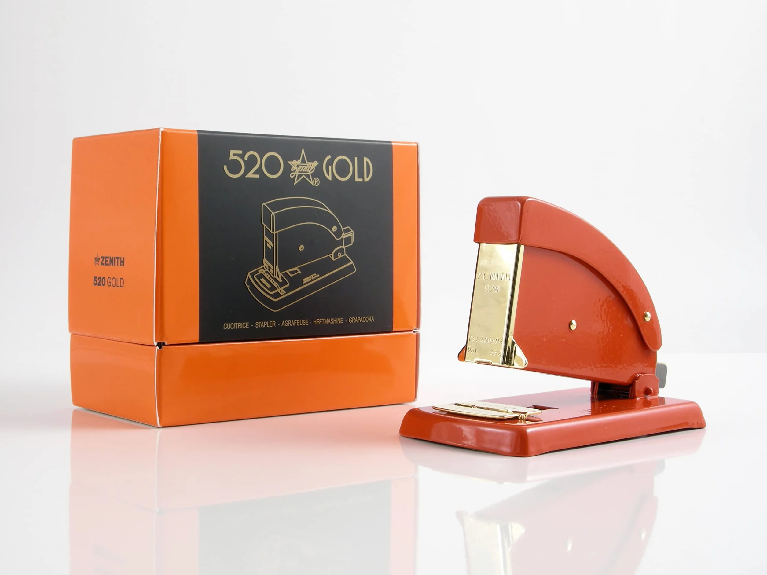 Cucitrice ZENITH art. 520 GOLD colore rosso