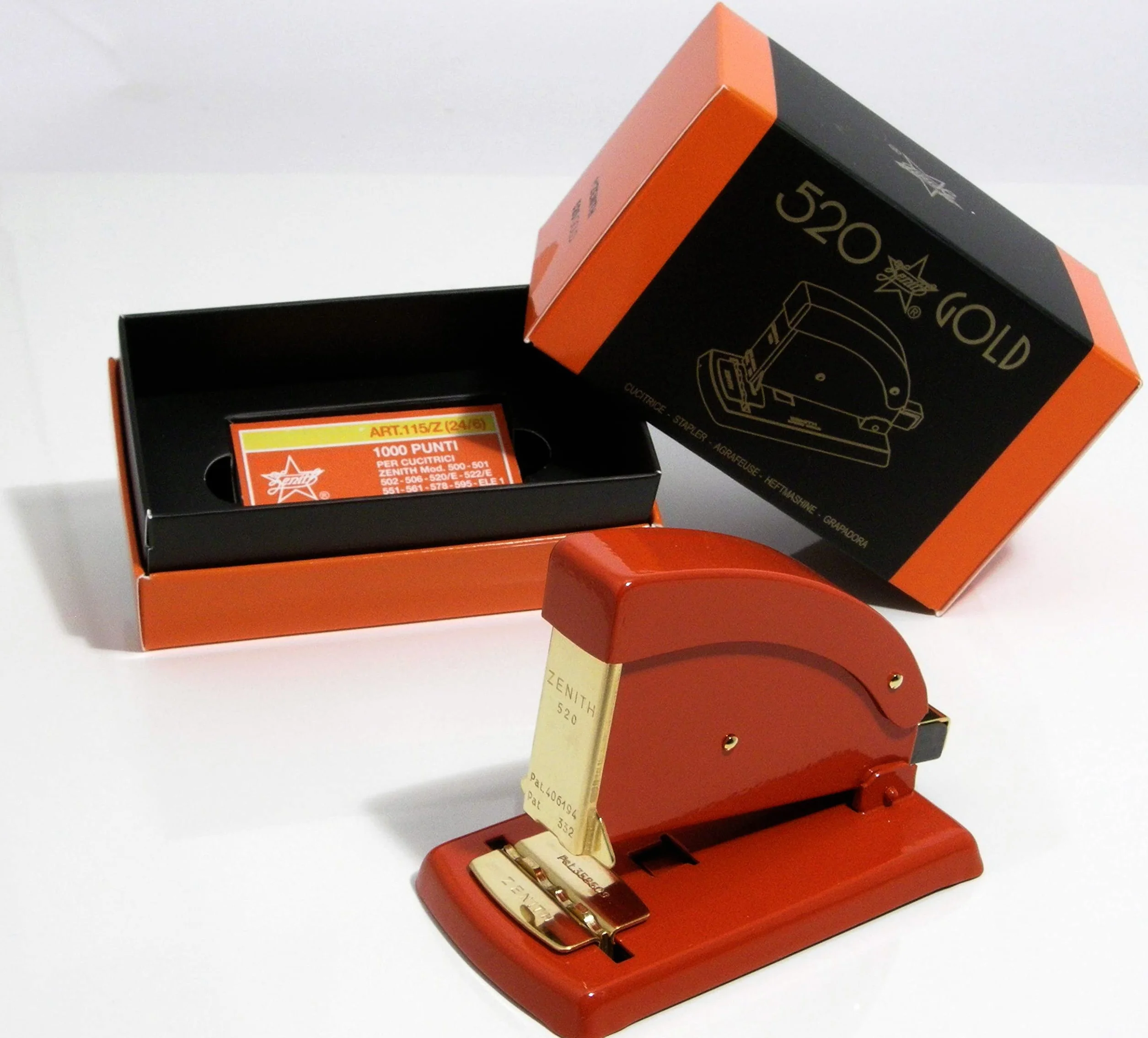 Cucitrice ZENITH art. 520 GOLD colore rosso