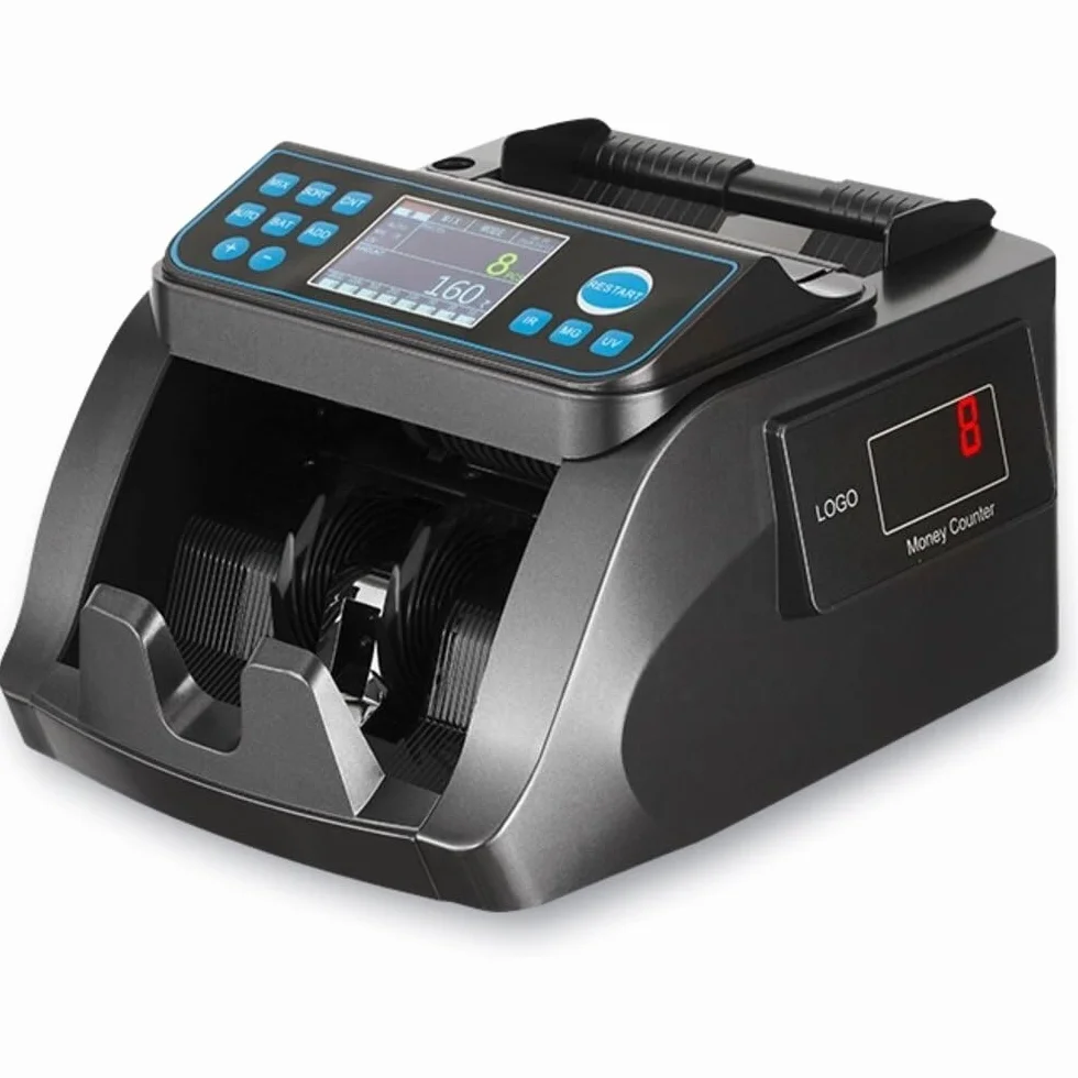 A.M.C. Conta Banconote Professionale rileva banconote false doppio Display rileva contraffazione 5300 Contatore Misto