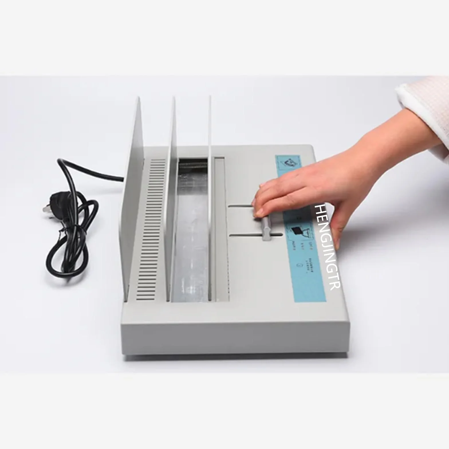 Macchina di Rilegatura Termica Desktop Elettrica da 100 W, 220 V 1-50 Mm Spessore di Legame Macchina di Legame Termico Universale per Documenti E Libri per Ufficio Vincolanti